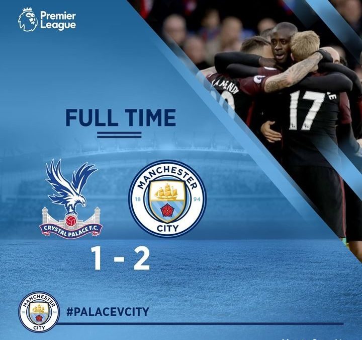 Crystal Palace 1 – 2 Manchester City Highlight Video