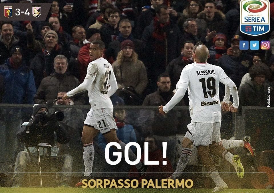 Genoa 3 – 4 Palermo Highlight Video