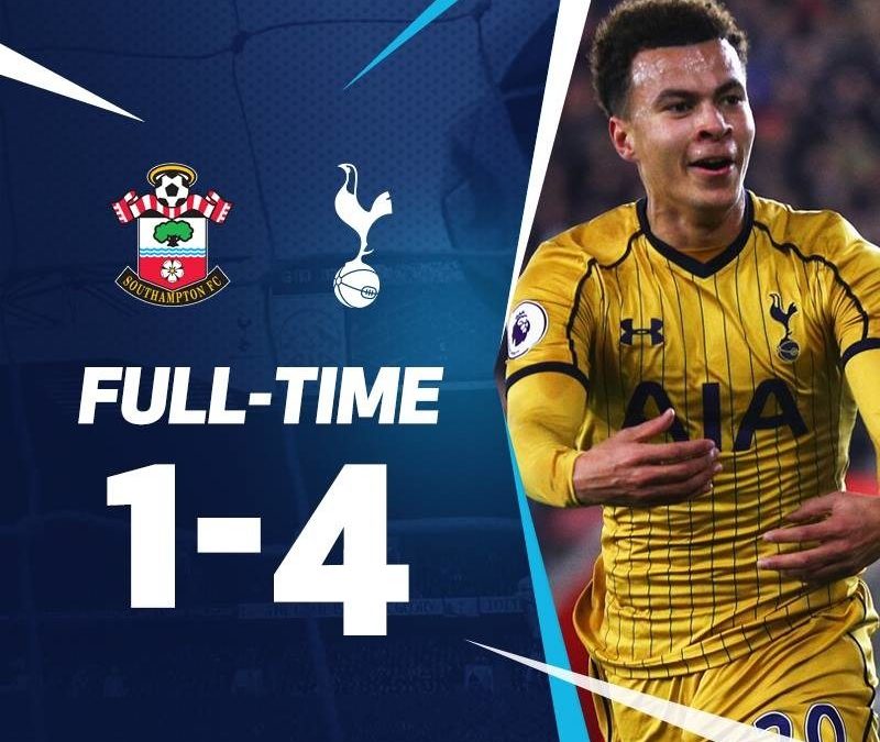 Southampton 1 – 4 Tottenham Hotspur Highlight Video