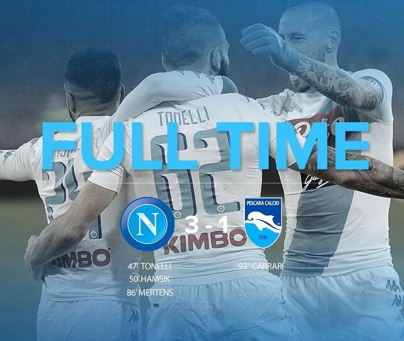 SSC Napoli 3 – 1 Pescara Highlight Video