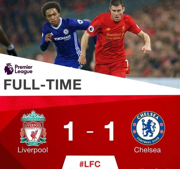 Liverpool 1 – 1 Chelsea Highlight Video