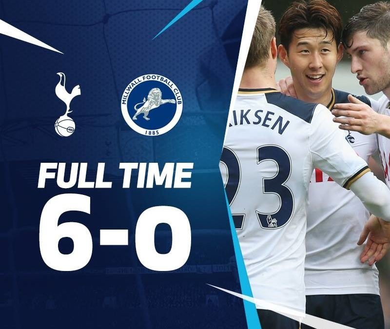 Tottenham Hotspur 6 – 0 Millwall Highlight Video