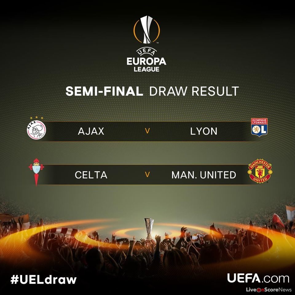 The Official Result of Uefa Europa League Semi-final draw