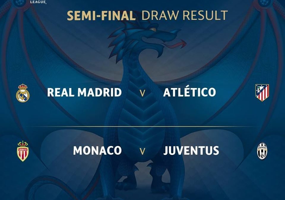 The Official Results of UEFA Champions League Semi-final draw