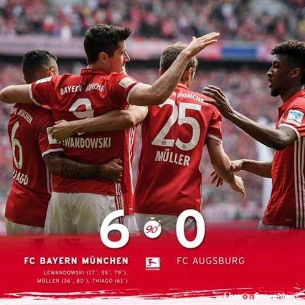 バイエルンミュンヘン6 0アウグスブルクハイライトビデオbundesliga 17 Liveonscore Com バイエルンミュンヘン6 0アウグスブルクハイライトビデオbundesliga 17 Liveonscore Com