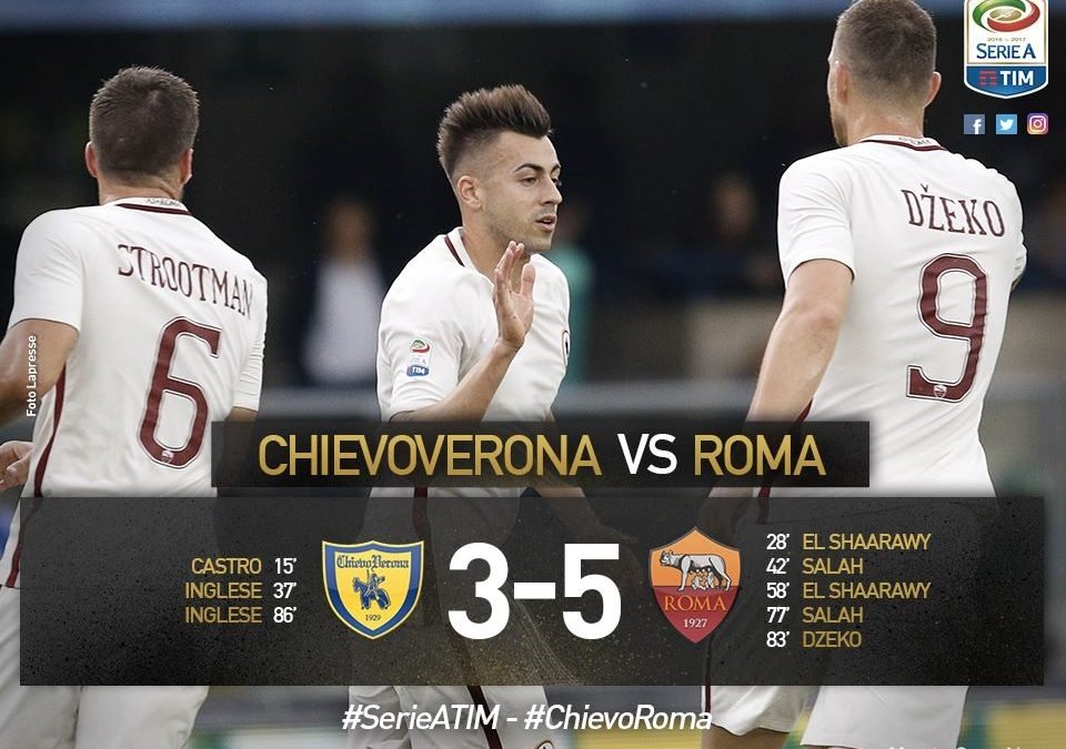 Chievo 3-5 AS Roma Highlight Video