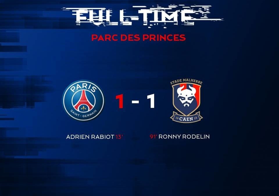 Paris Saint Germain 1 – 1 Caen Highlight Video