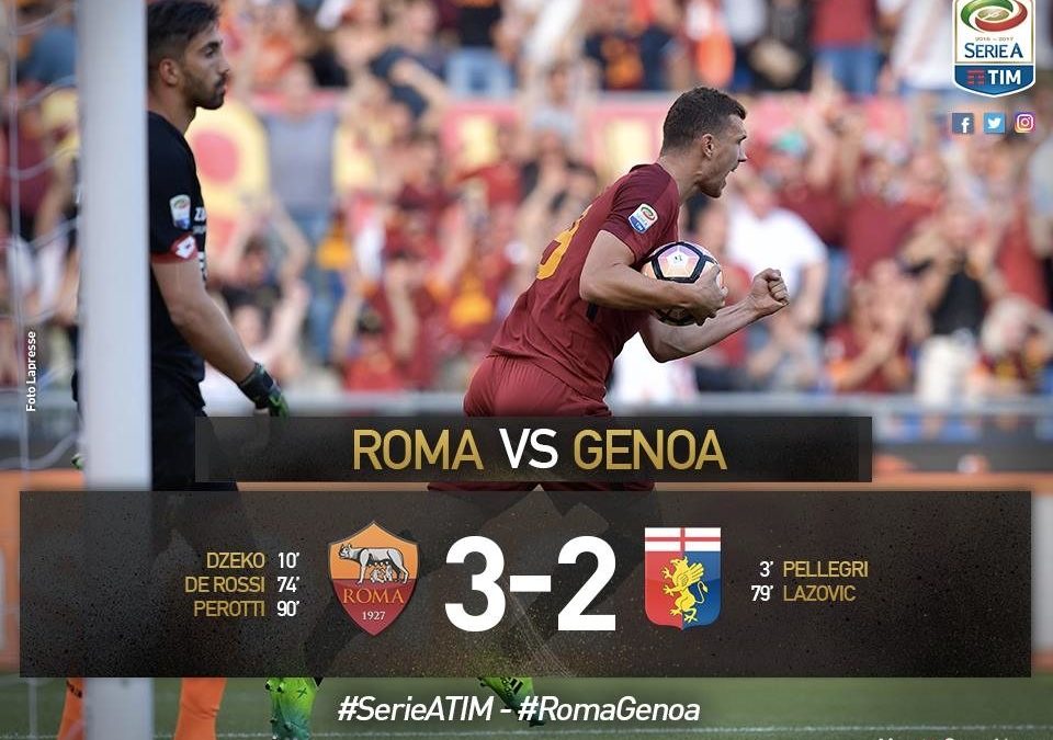 Roma 3 – 2 Genoa Highlight Video Serie Tim A 2017