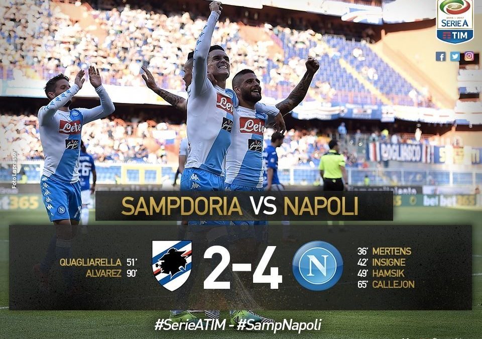 Sampdoria 2 – 4 SSC Napoli Highlight Video Serie Tim A 2017