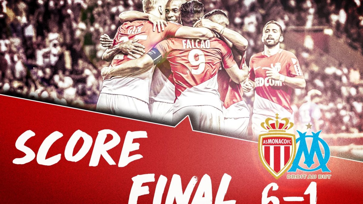Monaco 6-1 MarseilleFull Highlights-France League 1 2017-2018