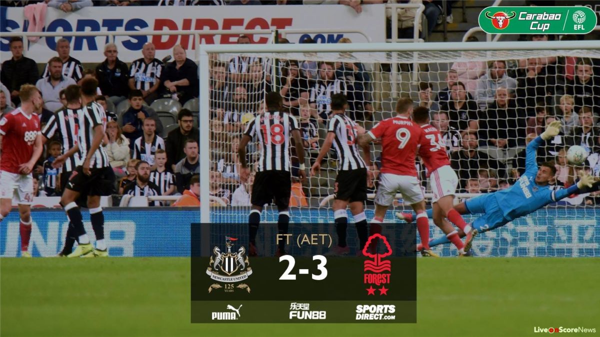 Newcastle United 2-3 Nottingham Forest Full Highlights – EFL Cup 2017-2018