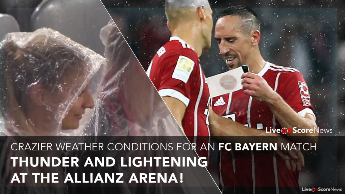 Thunder and Lightening at the Allianz Arena! for an FC Bayern Match