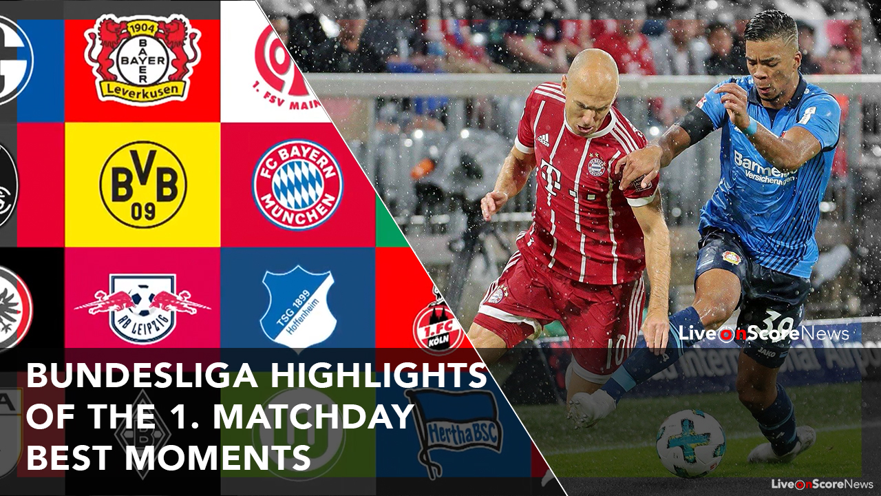Bundesliga Highlights of the 1. Matchday  Best Moments HD