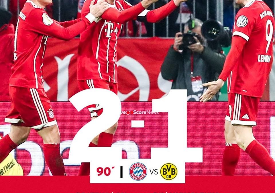 Bayern Munich 2 – 1 Borussia Dortmund Full Highlight