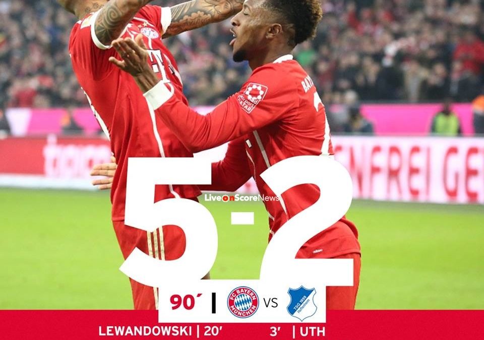 Bayern Munich 5-2 Hoffenheim Highlight video Bundesliga 2018