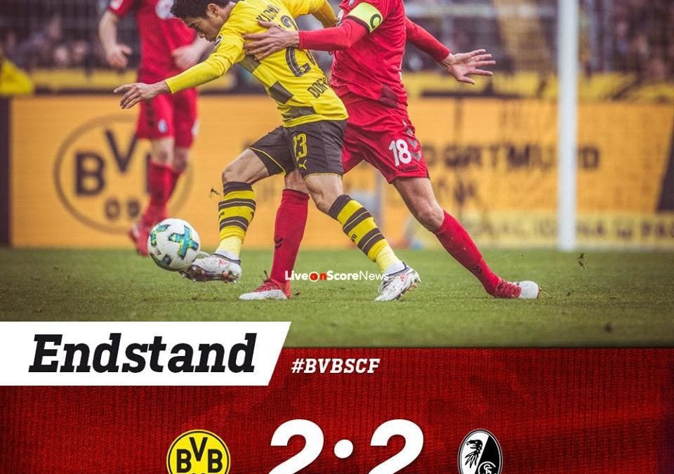 Borussia Dortmund 2-2 Freiburg Highlight video Bundesliga 2018