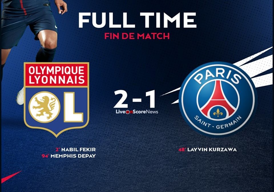 Lyon 2-1 Paris Saint Germain Highlight video