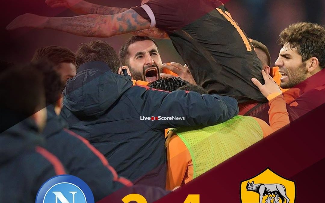 Napoli 2-4 AS Roma Full Highlight Video