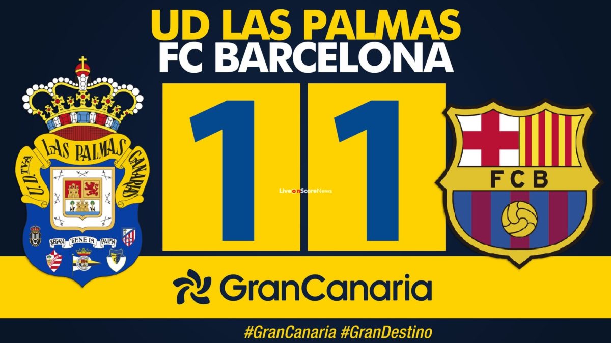 Las Palmas 1-1 Barcelona – Full Highlight