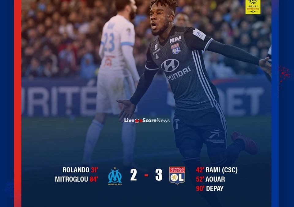 Marseille 2-3 Lyon Full Highlight Video