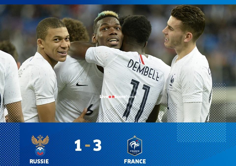 Russia 1-3 France Full Highlight Video International – Friendlies 2018