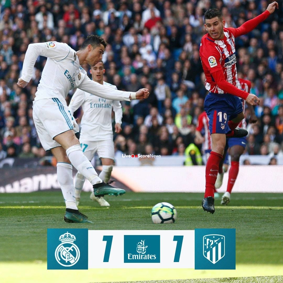 Real Madrid 1-1 Atl. Madrid Full Highlight Video | LiveonScore.com1080 x 1080