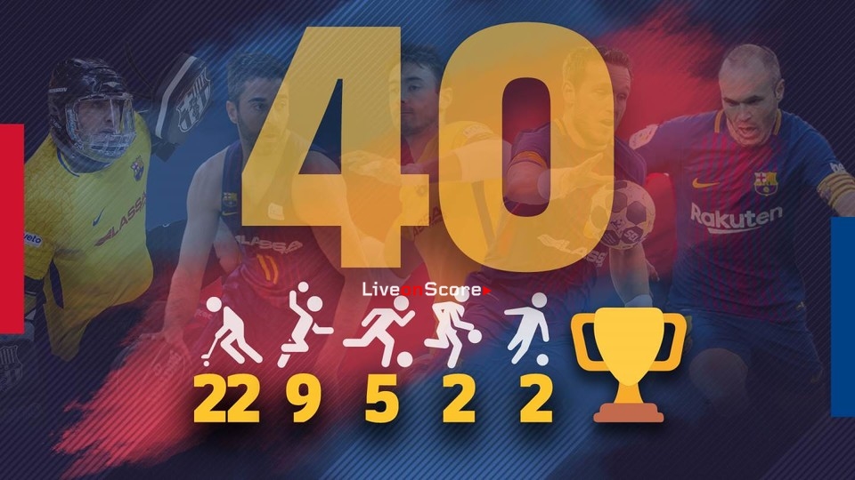 FC Barcelona now have 40 European Cup wins