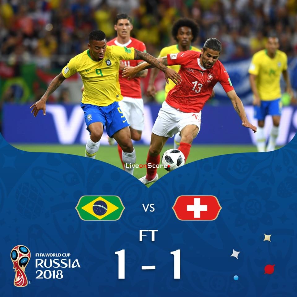 ブラジル1 1スイスフルハイライトビデオロシアワールドカップ18