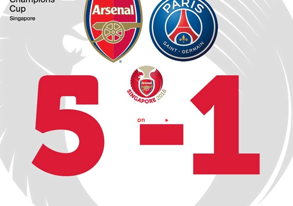 Arsenal 5-1 Paris Saint Germain Full Highlight Video International Champions Cup 2018