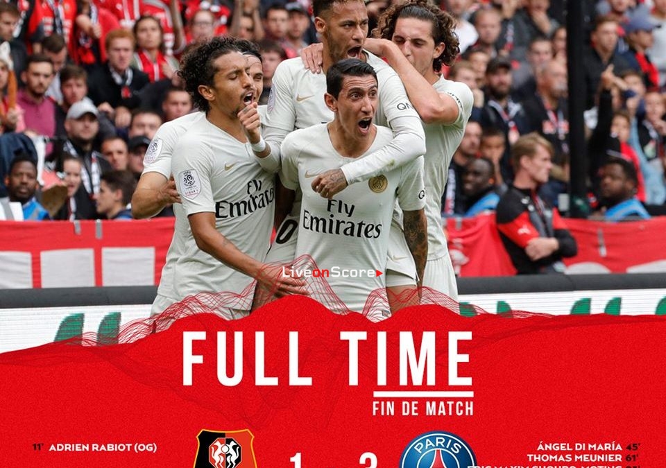 Rennes 1-3 Paris Saint Germain Full Highlight Video ...