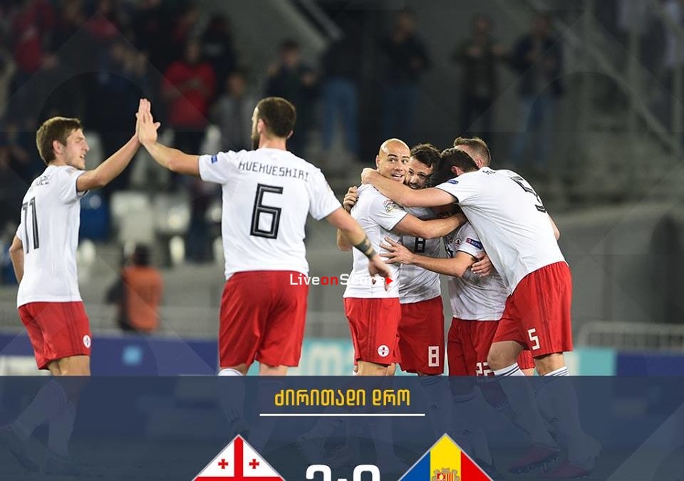 Georgia 3-0 Andorra Full Highlight Video – UEFA Nations League 2018/2019