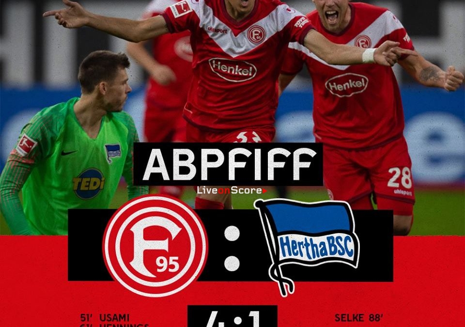 Fortuna Düsseldorf 4-1 Hertha BSC Full Highlight Video – Bundesliga 2018/2019