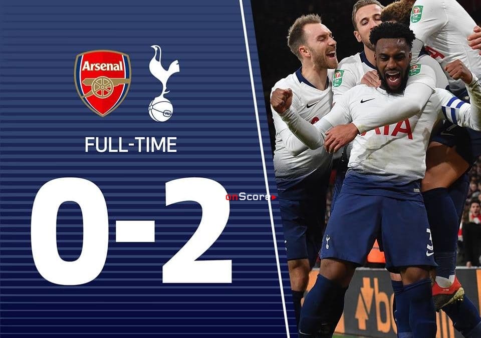 Arsenal 0-2 Tottenham Hotspur Full Highlight Video – Carabao Cup 2018/2019
