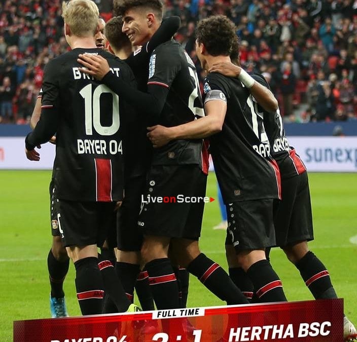 Bayer Leverkusen 3-1 Hertha BSC Full Highlight Video – Bundesliga 2018/2019