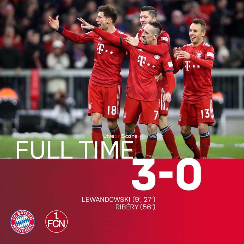 FC Bayern München 3-0 FC Nürnberg Full Highlight Video – Bundesliga 2018/2019
