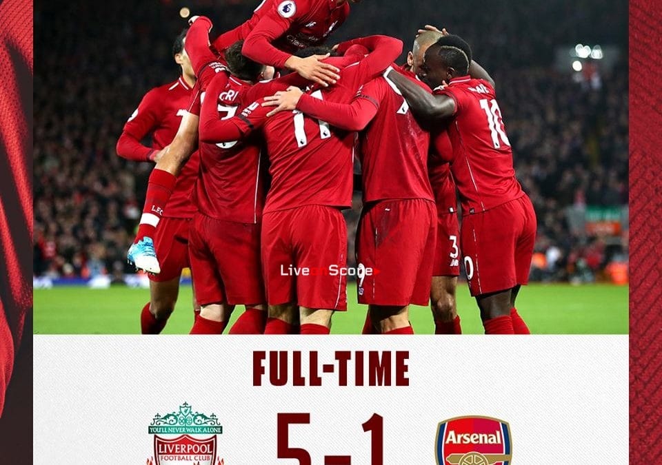 Liverpool 5-1 Arsenal Full Highlight Video – Premier League 2018/2019