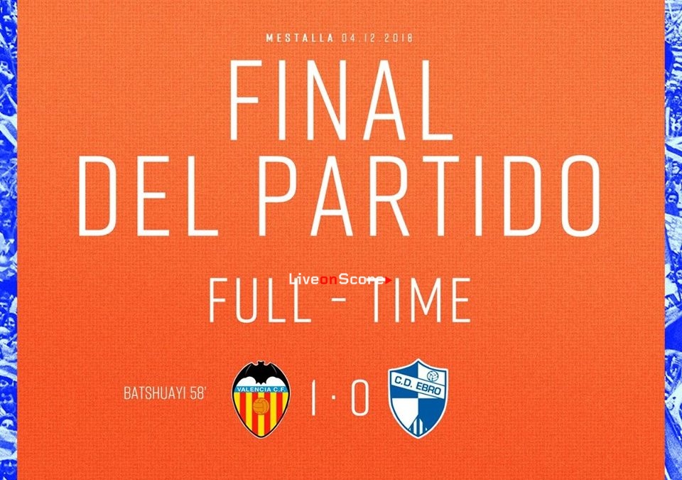 Valencia 1-0 Ebro Full Highlight Video – Copa del Rey 2018/2019