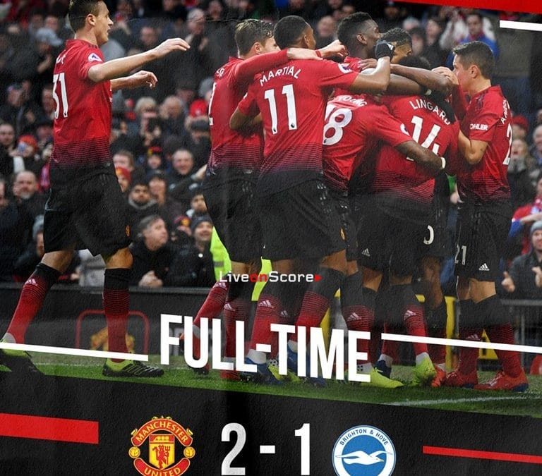 Manchester United 2-1 Brighton & Hove Albion Full Highlight Video – Premier League 2019