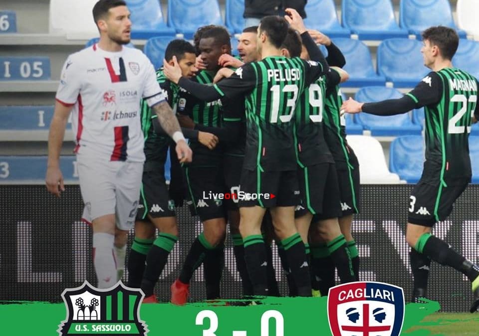 Sassuolo 3-0 Cagliari Full Highlight Video – Serie Tim A 2019