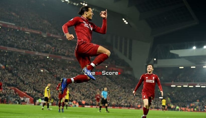 ‘Very nice’ – Van Dijk on late double against Watford