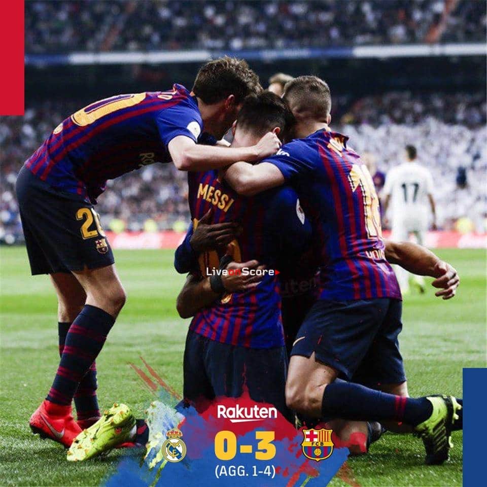 Real Madrid 03 Barcelona Full Highlight Video Copa del