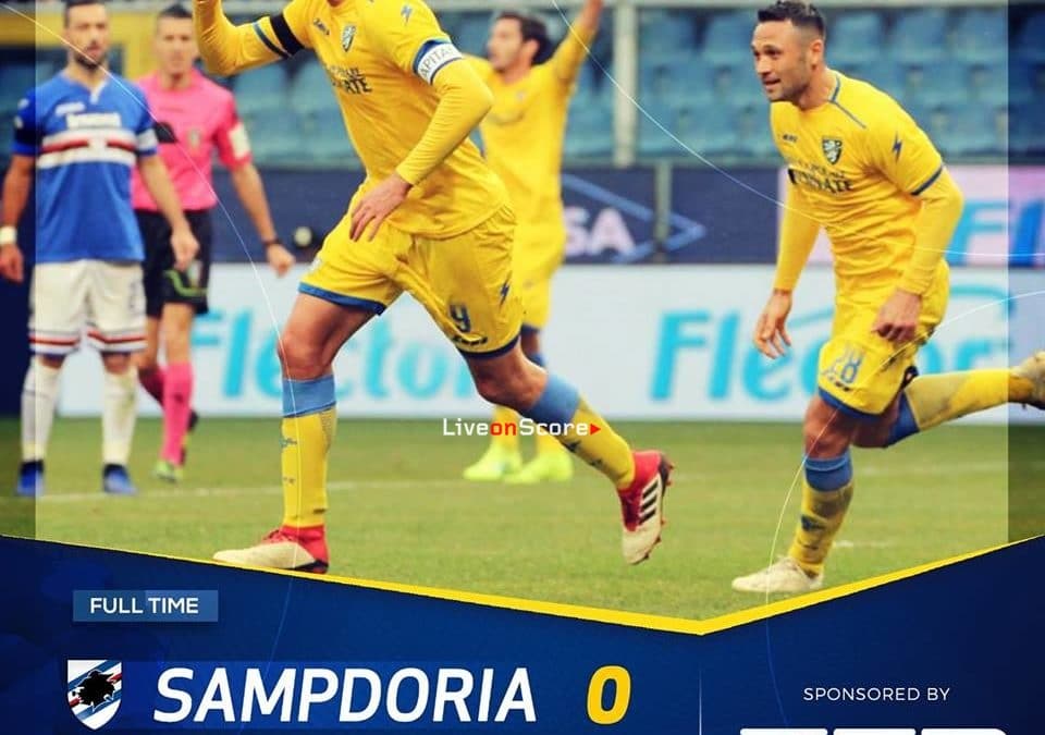 Sampdoria 0-1 Frosinone Full Highlight Video – Serie Tim A 2019