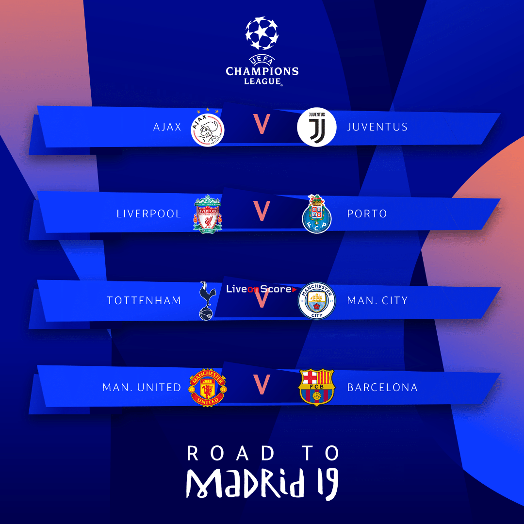 semi final champion league 2019