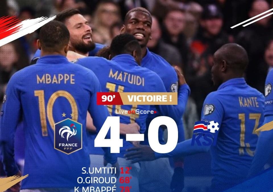 France 4-0 Iceland Full Highlight Video – EURO 2020 Qualification