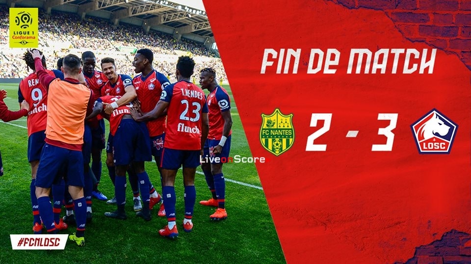 Nantes 2-3 Lille Full Highlight Video – France Ligue 1 2019