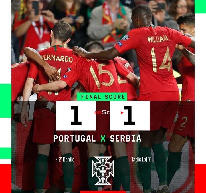 Portugal 1-1 Serbia Full Highlight Video – EURO 2020 Qualification