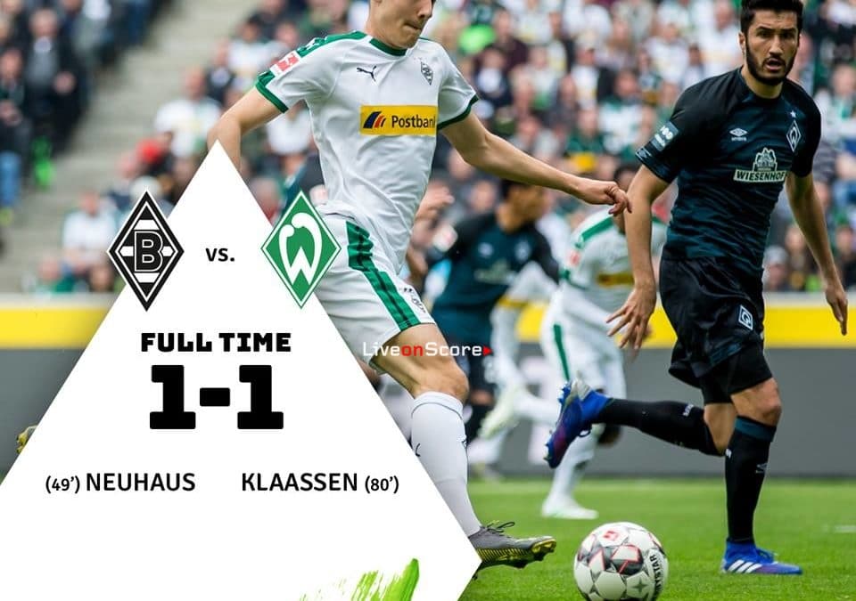 Borussia Mönchengladbach 1-1 Werder Bremen Full Highlight Video – Bundesliga 2019