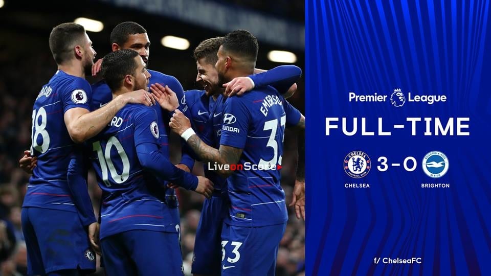 Chelsea 3-0 Brighton & Hove Albion Full Highlight Video – Premier League 2019