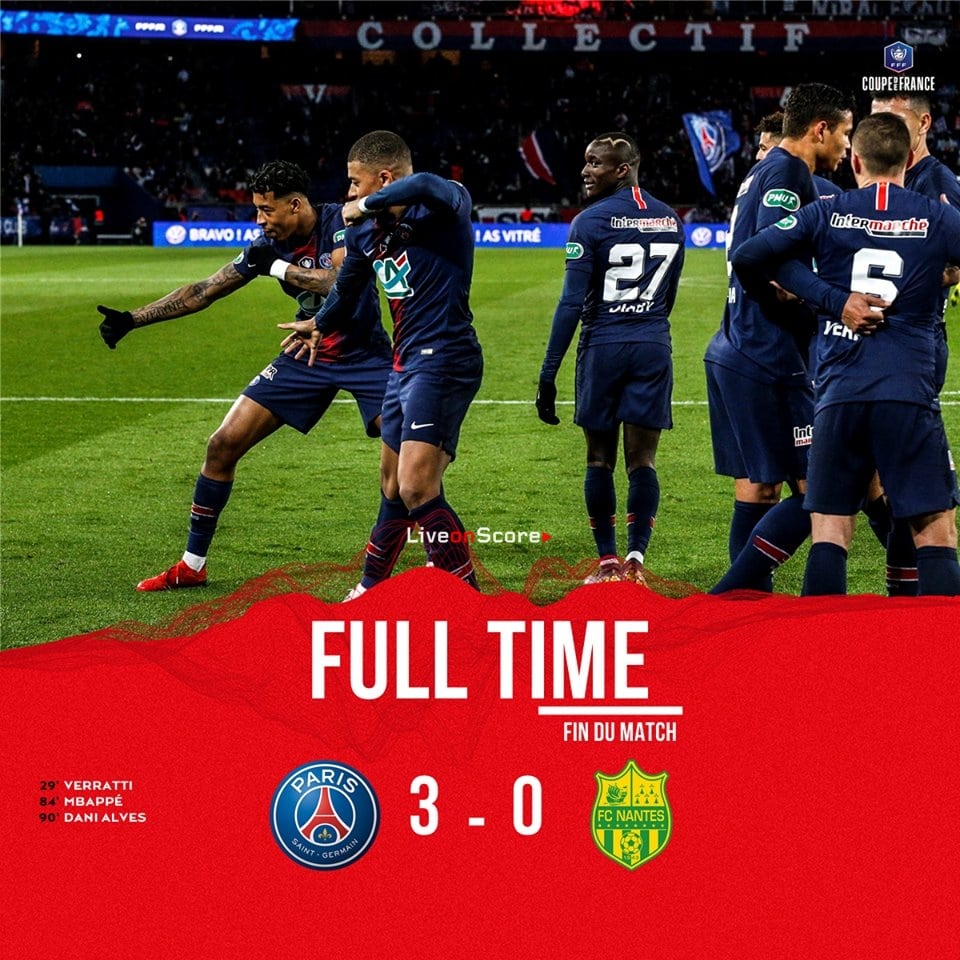 Paris SaintGermain 30 Nantes Full Highlight Video Coupe de France 2019
