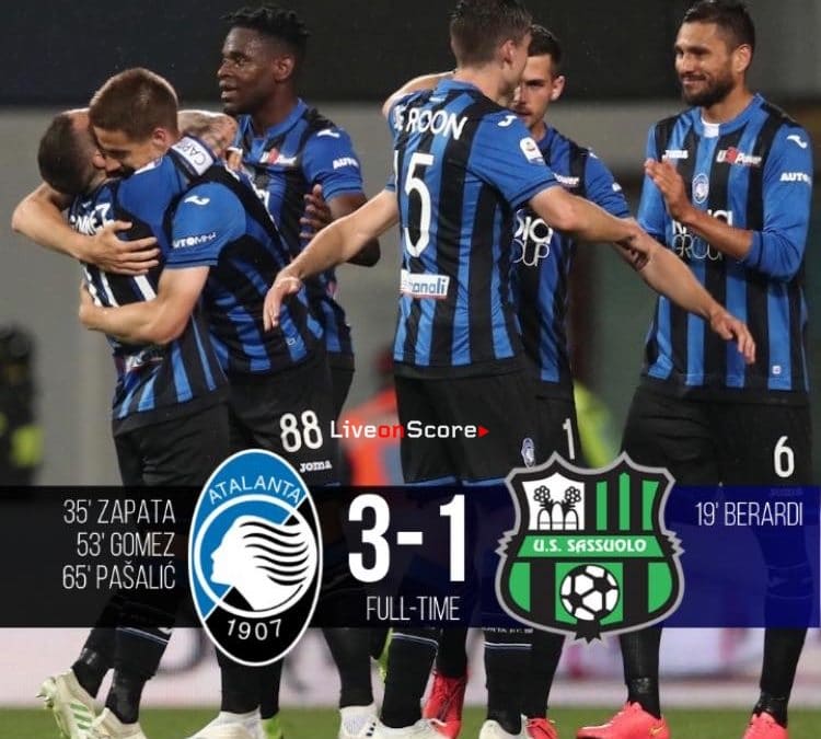 Atalanta 3-1 Sassuolo Full Highlight Video – Serie Tim A 2019